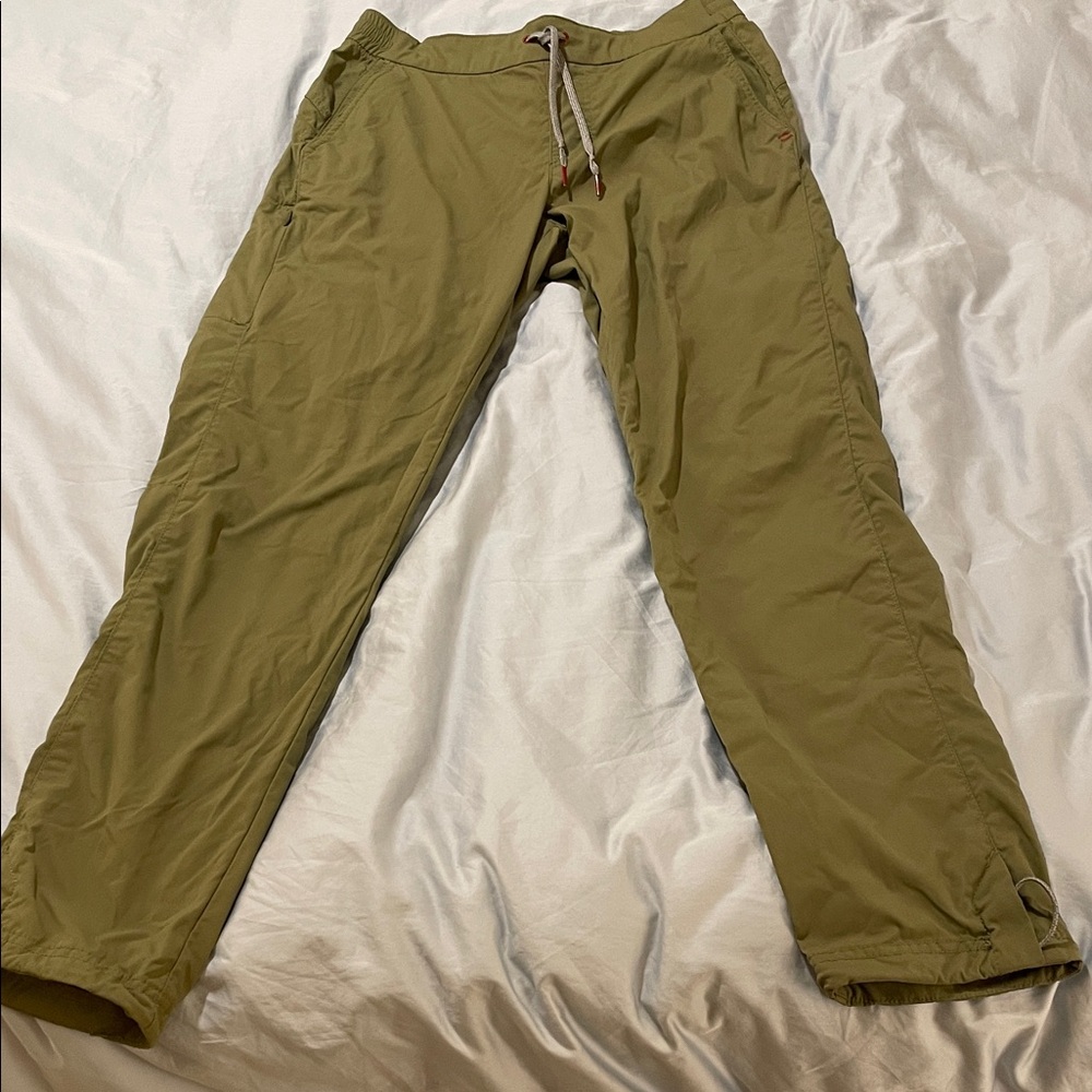 Toad&Co Green Sweatpants Relaxed Fit Lightweight